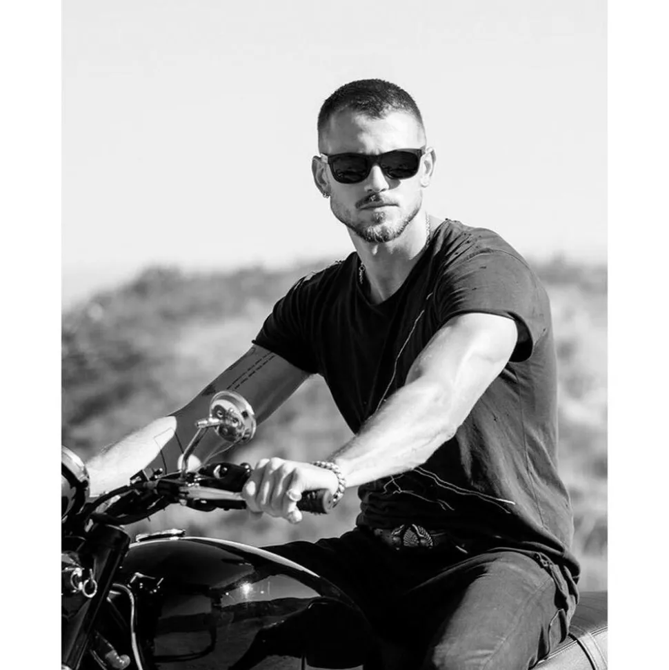 Lunettes de soleil Serengeti Chandler Matte Crystal Blue Saturn Polarized Smoke