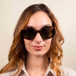 Lunettes de soleil Serengeti Bacall Shiny Tortoise Havana Polarized 555nm