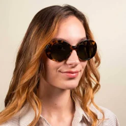 Lunettes de soleil Serengeti Bacall Shiny Tortoise Havana Polarized 555nm