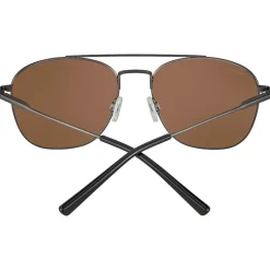 Lunettes de soleil Serengeti Carroll Large Matte Dark Gunmetal Mineral Polarized Drivers