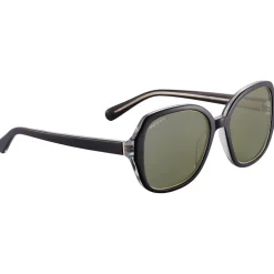 Lunettes de soleil Serengeti Hayworth Shiny Black Transparent Layer Mineral