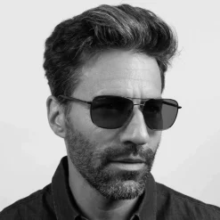 Lunettes de soleil Serengeti Spello Shiny Black Red Mineral Polarized 555nm