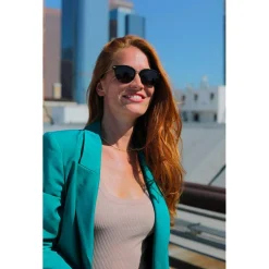 Lunettes de soleil Serengeti Jodie Shiny Black Light Gold Drivers