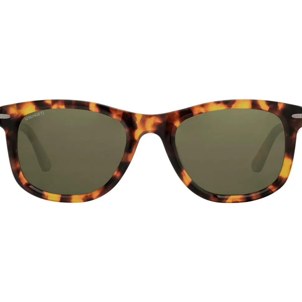 Lunettes de soleil Serengeti Danny Shiny Classic Havana Polarized 555nm