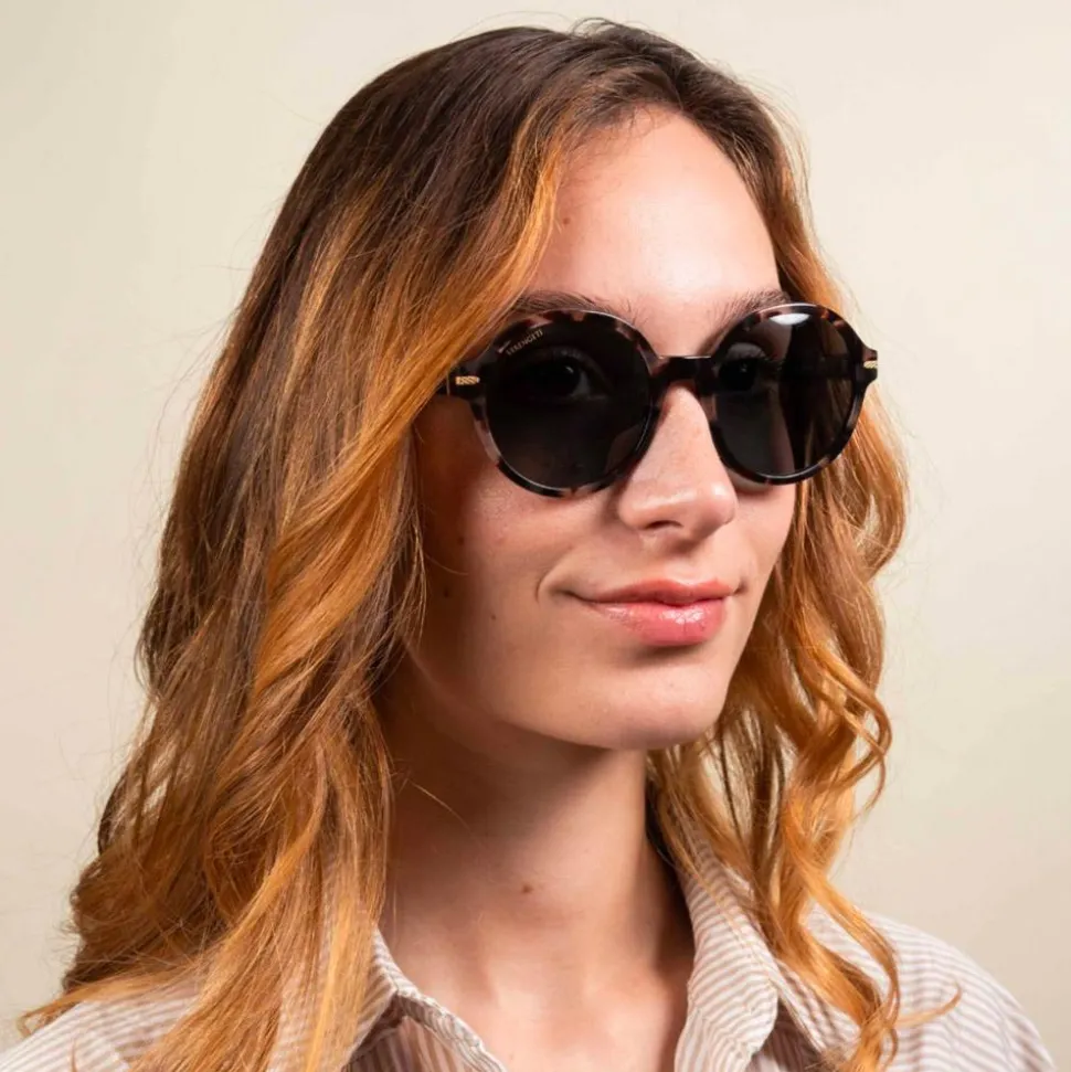 Lunettes de soleil Serengeti Joan Shiny Confidential Havana Polarized Smoke