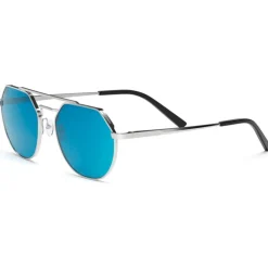 Lunettes de soleil Serengeti Shelby Shiny Silver Spirit Polarized 555nm Blue