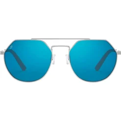 Lunettes de soleil Serengeti Shelby Shiny Silver Spirit Polarized 555nm Blue