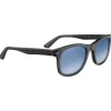 Lunettes de soleil Serengeti Danny Shiny Translucent Grey Mineral Polarized Blue Gradient