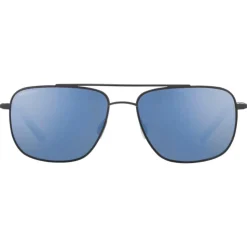 Lunettes de soleil Serengeti Tellaro Matte Black Blue Mineral Polarized 555nm Blue