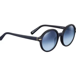 Lunettes de soleil Serengeti Joan Matte Black Mineral Polarized Blue Gradient