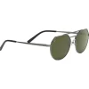 Lunettes de soleil Serengeti Shelby Matte Gunmetal Saturn Polarized 555Nm Cat 2 To 3