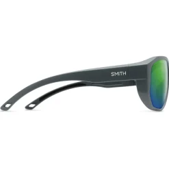 Lunettes de soleil Smith Outrigger Matte Slate Chromapop Polarized Green Mirror