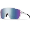 Lunettes de soleil Smith Shift XL Mag White Chromapop Violet Mirror