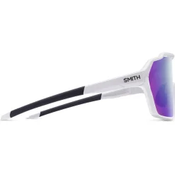 Lunettes de soleil Smith Shift XL Mag White Chromapop Violet Mirror