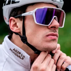 Lunettes de soleil Smith Shift XL Mag White Chromapop Violet Mirror