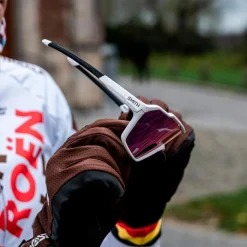 Lunettes de soleil Smith Shift XL Mag White Chromapop Violet Mirror