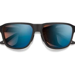 Lunettes de soleil Smith Embark Matte Black Chromapop Glacier Photochromic Copper Blue Mirror