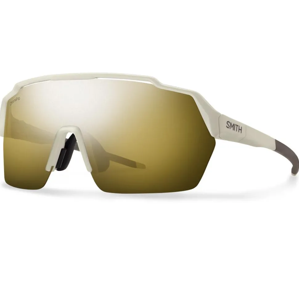 Lunettes de soleil Smith Shift Split Mag Matte Bone Chromapop Black Gold Mirror