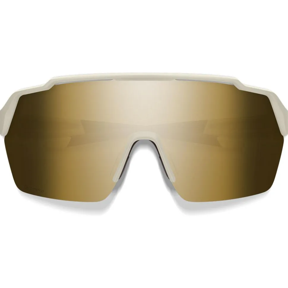 Lunettes de soleil Smith Shift Split Mag Matte Bone Chromapop Black Gold Mirror