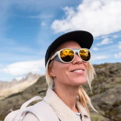 Lunettes de soleil Smith Venture Matte Bone Chromapop Glacier Photochromic Copper To Gray Gold Mirror