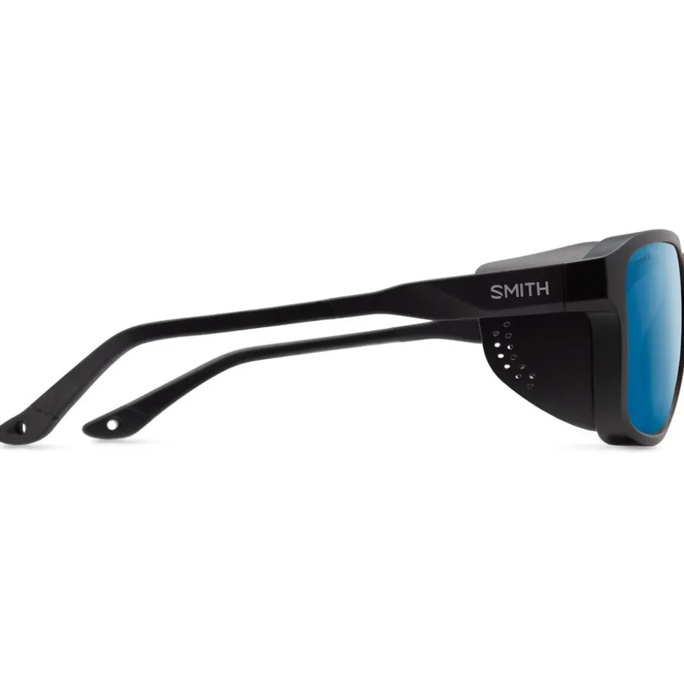 Lunettes de soleil Smith Embark Matte Black Chromapop Polarized Blue Mirror