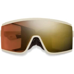 Lunettes de soleil Smith Pursuit Matte Bone Chromapop Glacier Photochromic Copper To Gray Gold Mirror