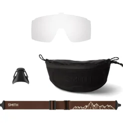 Lunettes de soleil Smith Pursuit Matte Bone Chromapop Glacier Photochromic Copper To Gray Gold Mirror