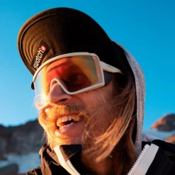 Lunettes de soleil Smith Pursuit Matte Bone Chromapop Glacier Photochromic Copper To Gray Gold Mirror