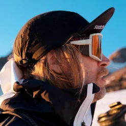 Lunettes de soleil Smith Pursuit Matte Bone Chromapop Glacier Photochromic Copper To Gray Gold Mirror