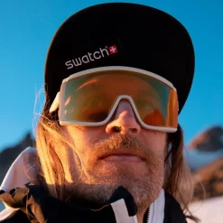 Lunettes de soleil Smith Pursuit Matte Bone Chromapop Glacier Photochromic Copper To Gray Gold Mirror