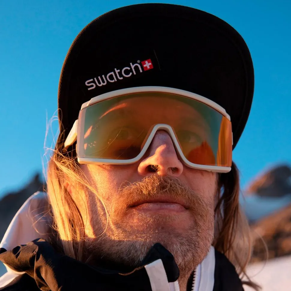 Lunettes de soleil Smith Pursuit Matte Bone Chromapop Glacier Photochromic Copper To Gray Gold Mirror