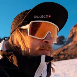 Lunettes de soleil Smith Pursuit Matte Bone Chromapop Glacier Photochromic Copper To Gray Gold Mirror