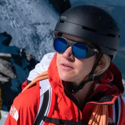 Lunettes de soleil Smith Venture Matte Black Chromapop Glacier Photochromique Copper Blue Mirror