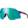 Lunettes de soleil Smith Vert Matte Amethyst Chromapop Opal Mirror