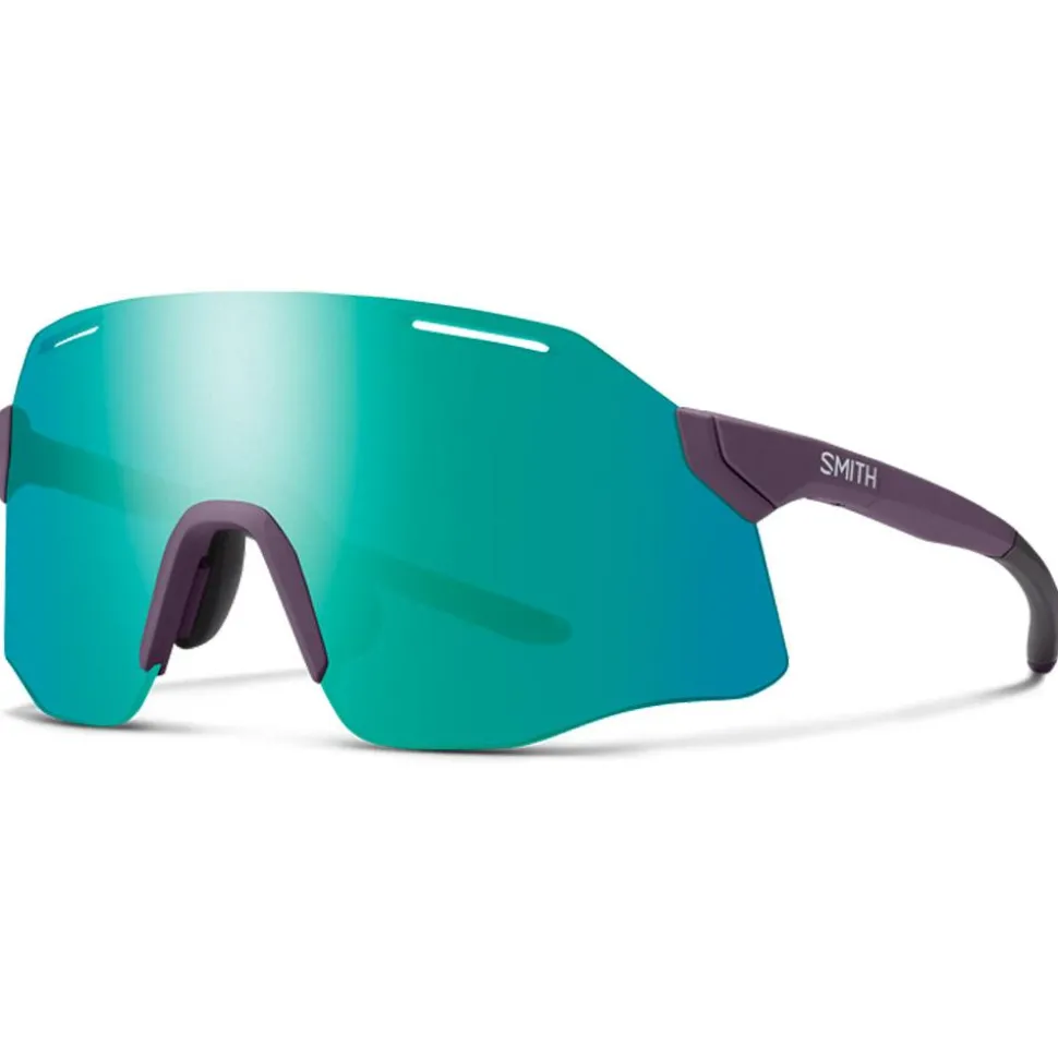 Lunettes de soleil Smith Vert Matte Amethyst Chromapop Opal Mirror