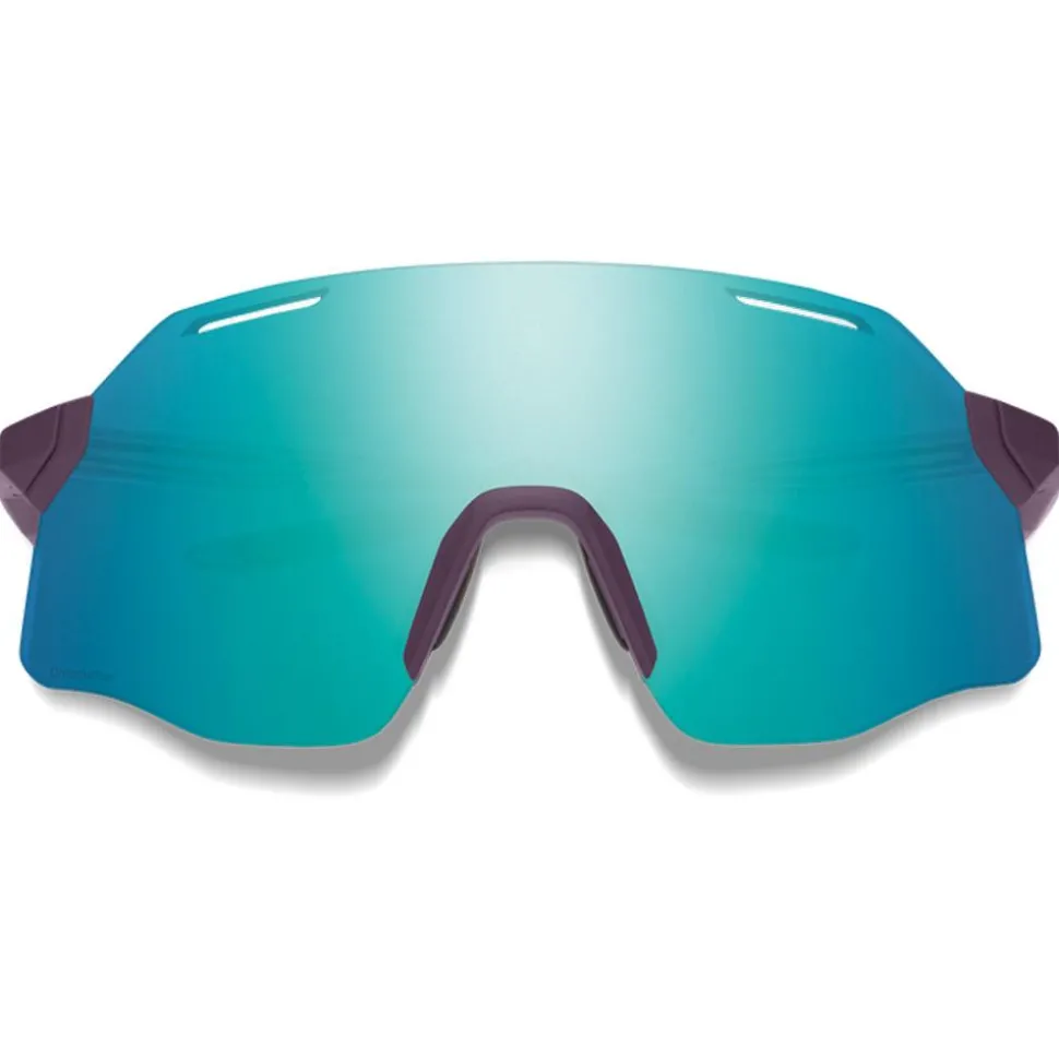 Lunettes de soleil Smith Vert Matte Amethyst Chromapop Opal Mirror