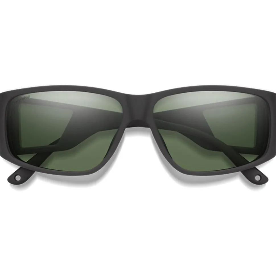 Lunettes de soleil Smith Monroe Peak Matte Black Chromapop Polarized Gray Green