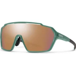 Lunettes de soleil Smith Shift Mag Alpine Green Chromapop Rose Gold Mirror