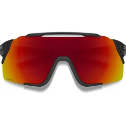 Lunettes de soleil Smith Attack Mag Mtb Matte Black Chromapop Red Mirror
