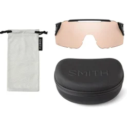 Lunettes de soleil Smith Attack Mag Mtb Matte Black Chromapop Red Mirror