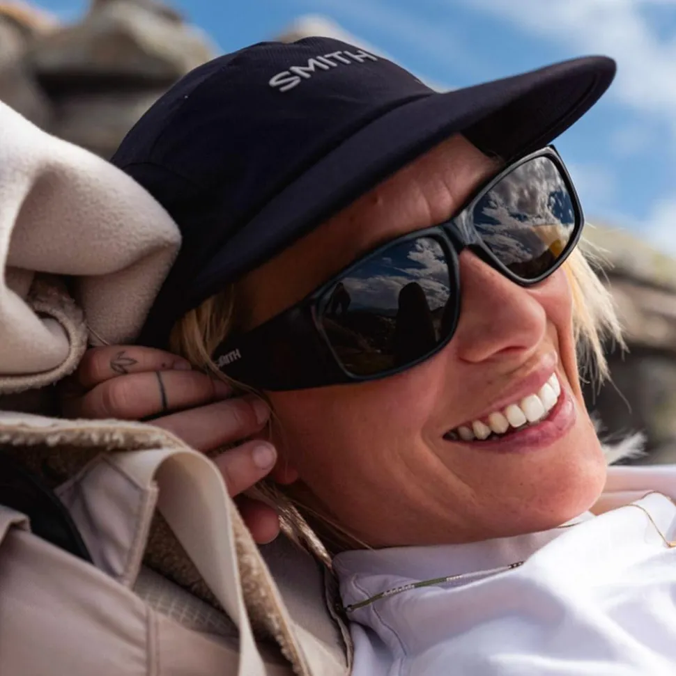 Lunettes de soleil Smith Monroe Peak Black Chromapop Gray Green