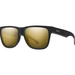 Lunettes de soleil Smith Lowdown 2 Matte Black Gold Chromapop Black Gold Mirror Polarized
