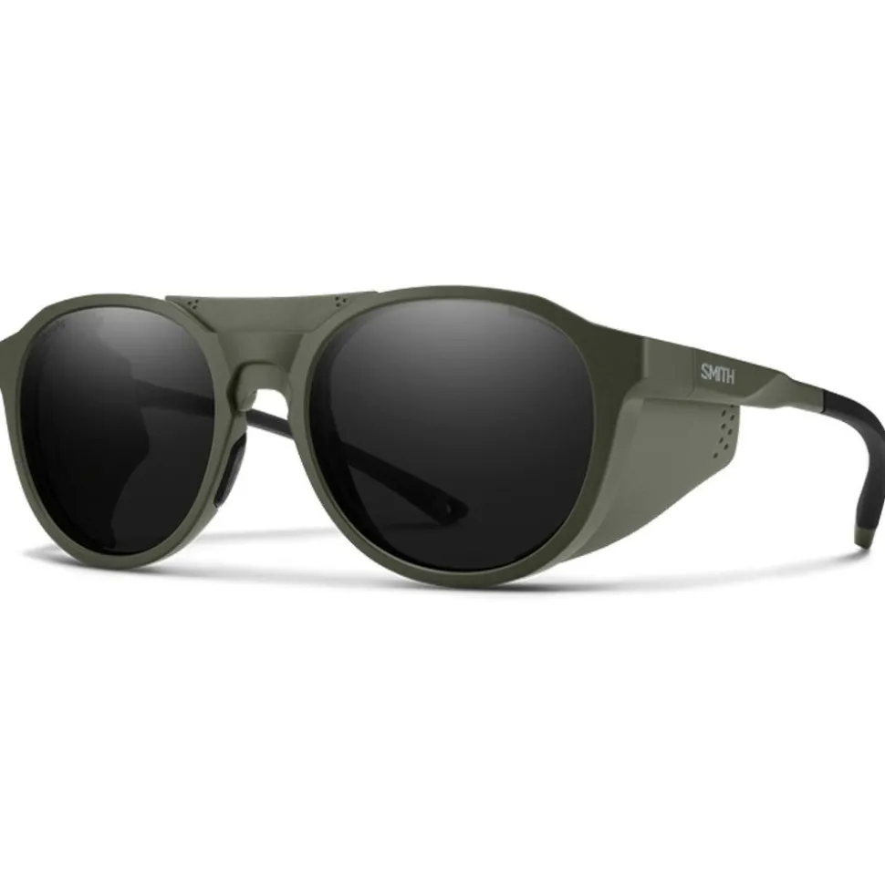Lunettes de soleil Smith Venture Matte Moss Chromapop Polarized Black