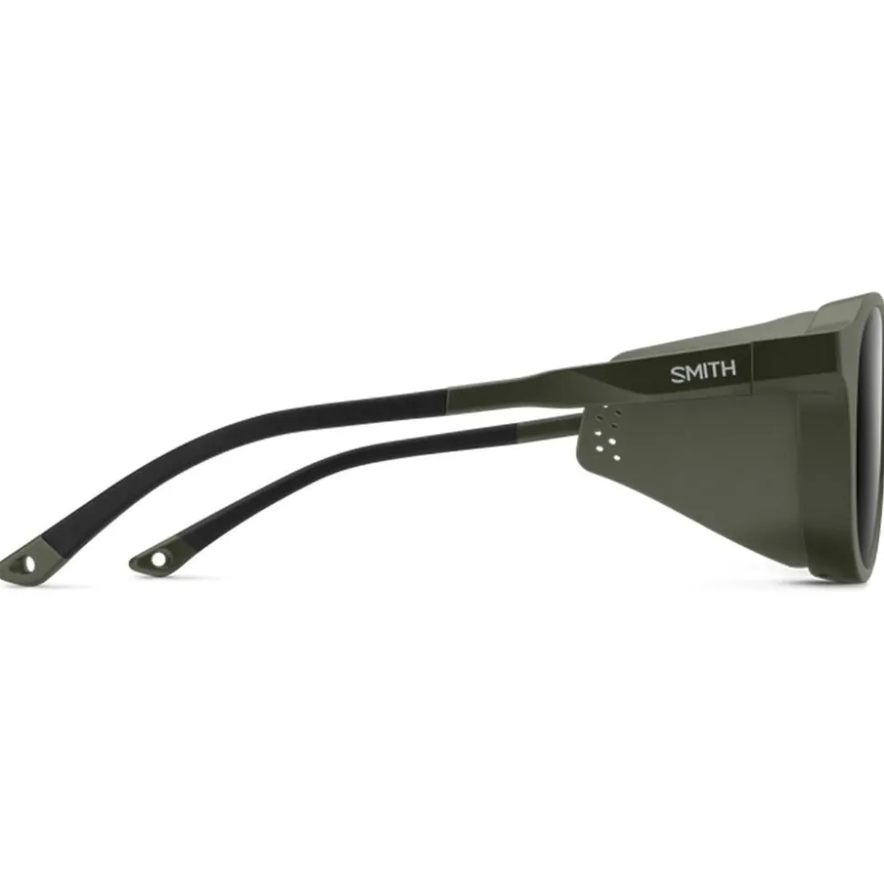 Lunettes de soleil Smith Venture Matte Moss Chromapop Polarized Black