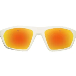 Lunettes de soleil Vuarnet Air 2010 Large Blanc Mat Rouge Pure Grey Red Flashed