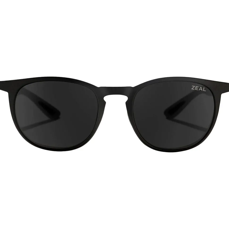 Lunettes de soleil Zeal Juno Matte Black Ellume Polarized Dark Grey