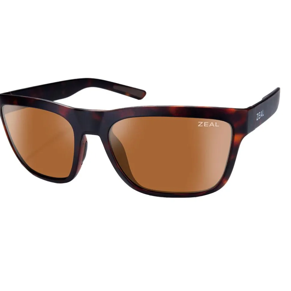 Lunettes de soleil Zeal Kittredge Matte Brown Havana Ellume Polarized Copper
