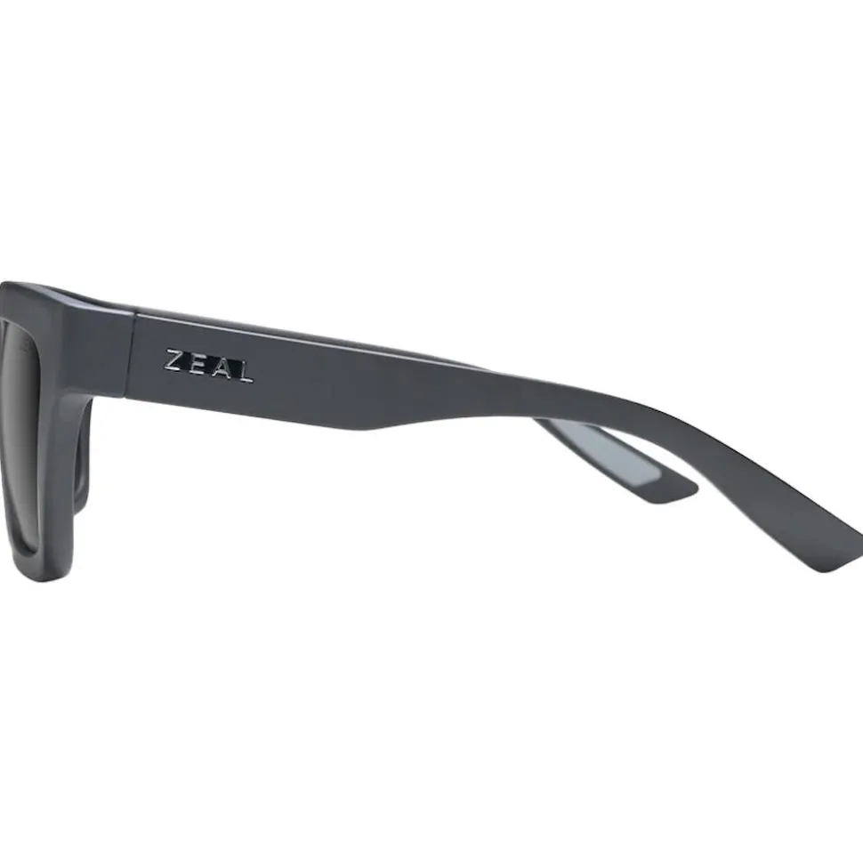 Lunettes de soleil Zeal Rowen Matte Black Ellume Dark Grey Polarized