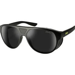 Lunettes de soleil Zeal Selkirk Matte Black Ellume Polarized Dark Grey