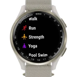 Montre GPS Garmin Approach S50 Cream Gold